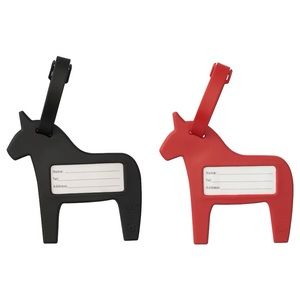 IKEA HÄSTHAGE Luggage tag, red/black set of 2 nwt one red one black